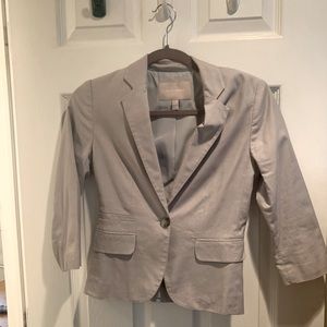 Banana Republic Formal Light Gray Jacket